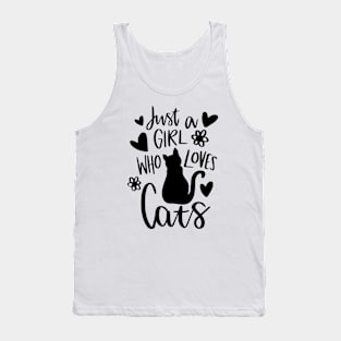 Just a girl who loves cat Tank Top